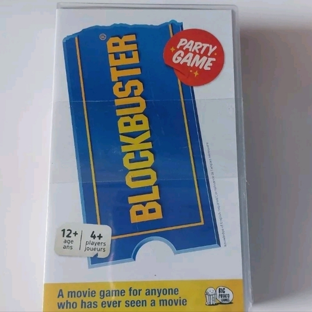 Blockbuster‎ Party Board Game Movie  Trivia 4+ Players 12+ Yrs Sealed